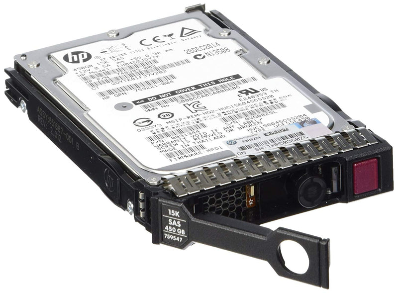 HPE SEALED 759210-B21 450GB 12G SAS 15K 2.5" SC Enterprise Hard Disk Drive
