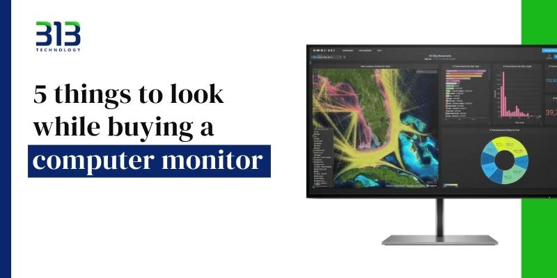 5 Things to Look at While Buying a Computer Monitor