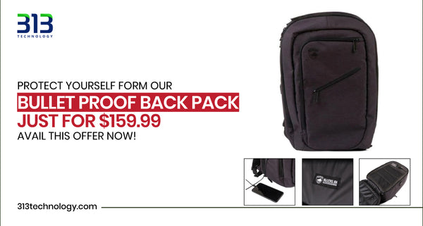Protect yourself from our BulletProof BackPack just for $159.99, avail of this offer now!