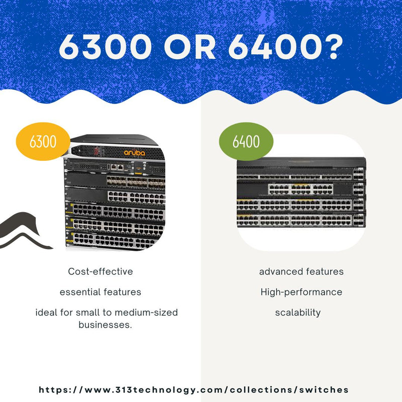 Difference Between Aruba 6400 and 6300? A Comparison