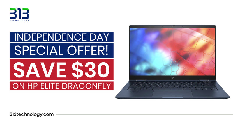 4th of July Offer! SAVE Up to $30 On HP Elite Dragonfly