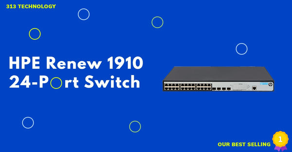 HPE Renew 1910 24-Port Switch - Reliable Networking Solution