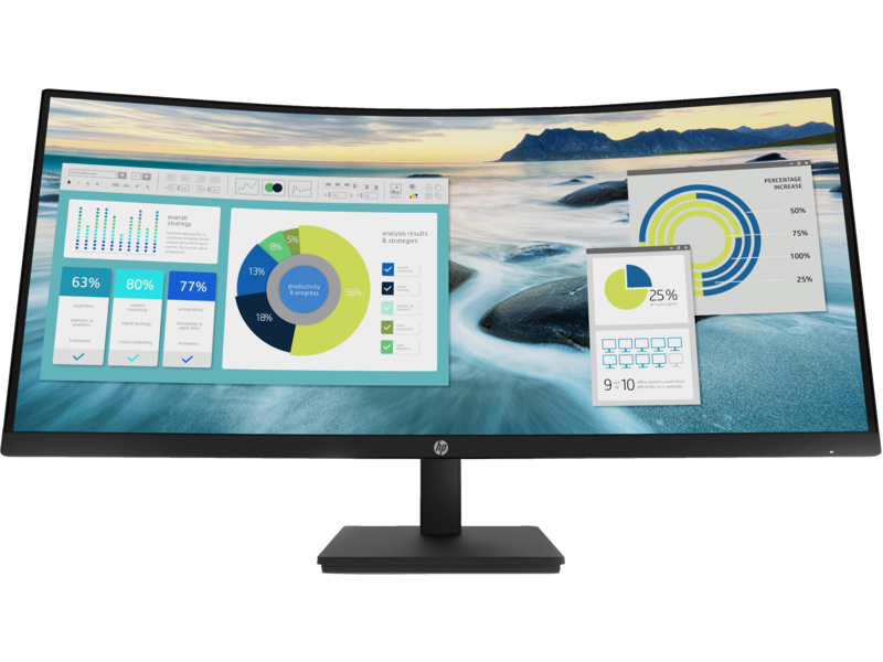 HP P34hc G4 WQHD USB-C Curved 34”  Monitor