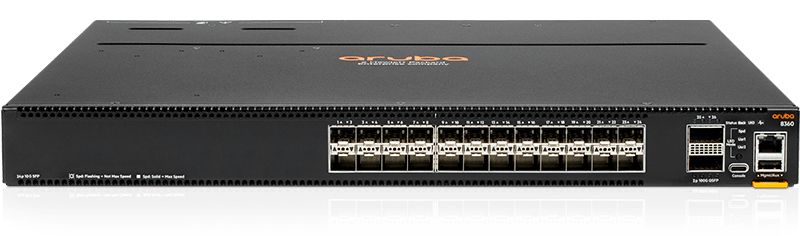 HPE Aruba 8360 24XF2C Power to Port 3 Fans 2 PSU Bundle