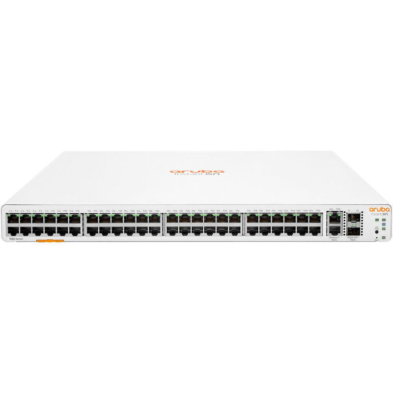 HPE Renew Aruba Instant On 1960 48G 40p Cl4 8p Cl6 PoE 2XGT 2SFP+ 600W Switch