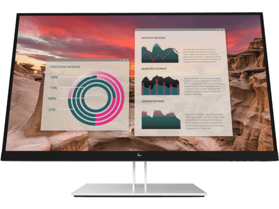 HP E27u G4 - 27" - 2560 x 1440 - Monitor - 313 Technology LLC