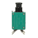 CIRCUIT BREAKER/30 amp, single phase, miniature ambient compensated and trip free, high vibration resistance. Includes: Nut-washer key plate and screws for terminals. 