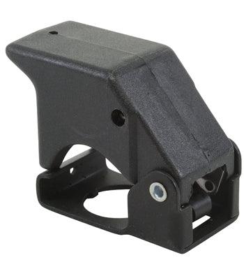 SWITCH GUARD/3 position, momentary down, black, keyway locator: 6 o'clock position. 