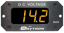 VOLTMETER/Amber LED with remote sensing, Range: 8V to 32V, Input Voltage: 14V to 28V, Auto Dimming
