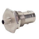 BNC CONNECTOR/Female, jack, dual crimp, straight, 50 Ohms, 4 GHz. For use with RG-58, RG-58A, RG-58B, RG-58C.