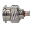 TNC CONNECTOR/Dual crimp, male. For use with RG-214. ROHS compliant. 