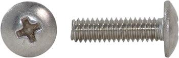 PHILLIPS TRUSSHEAD SCREW/Stainless steel, 8-32, 5/8