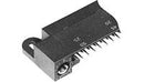 BOX CONNECTOR/Male, shrouded, 2 row, 128 position. .050, .075, .100