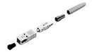 SC CONNECTOR KIT/For use with 3 mm jacketed cable. Operating temperature range: -40 degrees Celsius to +85 degrees Celsius.