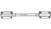 CABLE ASSEMBLY/24 position, EMI shield. 