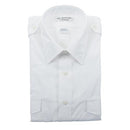 MENS AVIATOR STYLE SHIRT/long sleeve/white/size 16.5/32-33