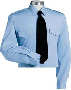 MENS PILOT STYLE SHIRT/long sleeve/white/size 15/32-33