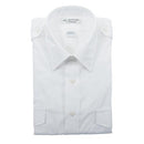 MENS AVIATOR STYLE SHIRT/short sleeve/white/size 16/tall