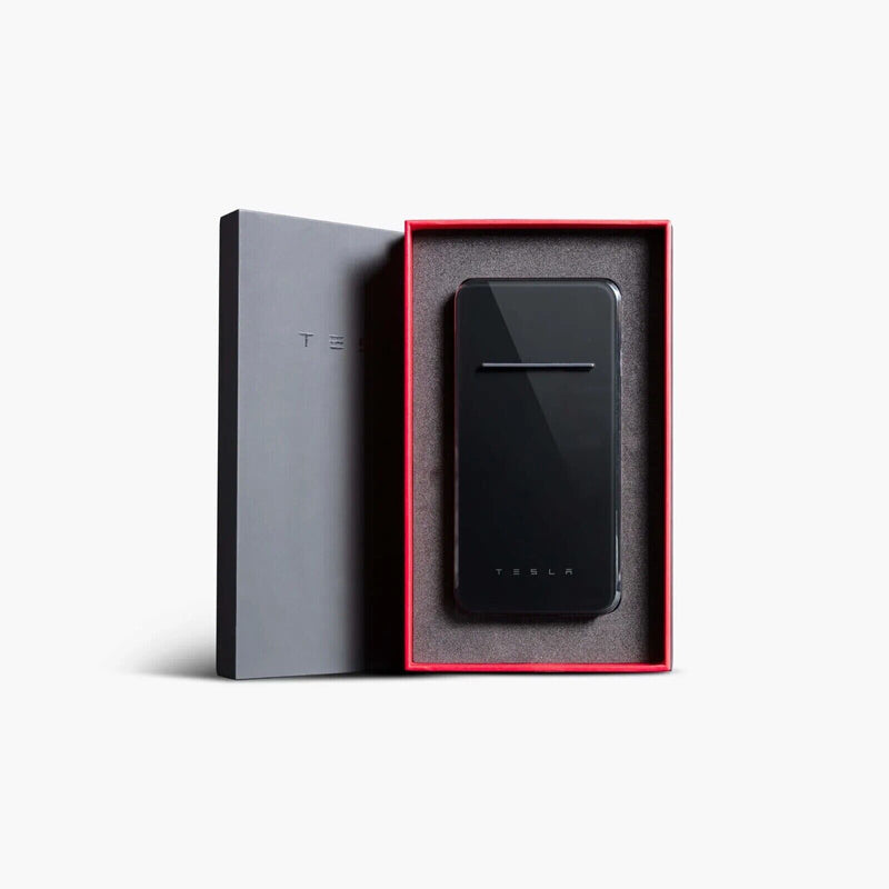 Tesla Black Wireless Portable Charger 2.0