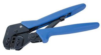 PRO CRIMPER III RATCHET HAND CRIMPING TOOL/Designed to crimp 50 Ohm Commercial BNC and TNC hex crimp plugs and jacks onto RG 58/U, RG 59/U, and RG 62/U cable. Includes die set part