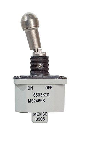 TOGGLE SWITCH/SPST (single pole single throw), ON-NONE-OFF, screw terminals, environmentally sealed. 