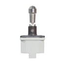 TOGGLE SWITCH/4PDT (4 pole double throw), ON-OFF-ON, panel mount, screw terminals, environmentally sealed. 