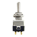 TOGGLE SWITCH/DP3T (double pole triple throw), ON-ON-ON, solder lug terminals, bushing seal. 