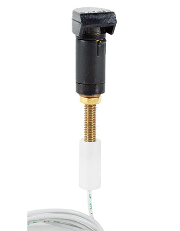 POST LIGHT ASSEMBLY/PMA. 28V. White, short. Includes connector nut. A350CN-IW-BK-SH-28