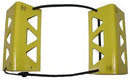 TRAVEL CHOCKS/8/Yellow. Heat-treated, powder coat finish. Medium, for 6.0 x 6.0 tire size