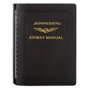 LEATHER BINDER/1 inch rings, made of genuine leather fibers, no stay-open bar.