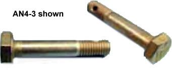 AIRFRAME BOLT/Hole in the head, Steel, 1/4-28 X .656