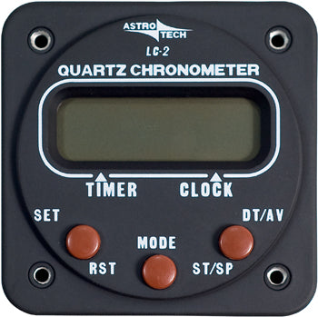 LC-2 CHRONOMETER/12V and 28V DC lamps, 24 hour elapsed timer with time-out or hold feature, month and date