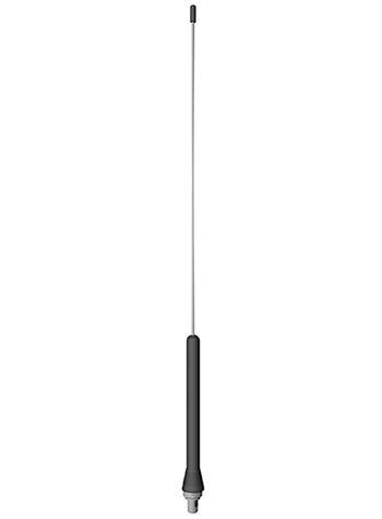 ANTENNA/Whip type, 121.5 and 406 MHz, 50 Ohms, black, BNC Female Connector & a Black Finish. 