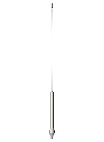 ANTENNA/ELT,Whip Type, Dual Band Frequency 121.5 and 406 MHz, length 24, BNC Female Connector & a White Finish. 