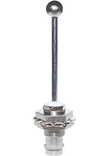 ANTENNA/Transponder, BNC Female Connector, 1030-1090 MHz, 50 Ohms, drag force of .41 lbs at 250 miles per hour & a Chrome Finish. 