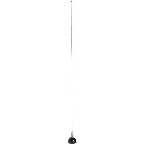 ANTENNA/VHF communications, 108-512 MHz. For use on surface vehicles, includes: 17' cable and PL-529 Male Connector, Black & Chrome Finish. 