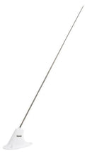 ANTENNA/Broadband communications, Whip type, 118-136 MHz, BNC Female Connector, & a White Finish. 
