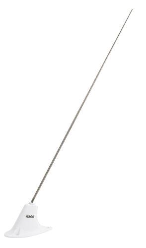 ANTENNA/Broadband communications, Whip type, 118-136 MHz, BNC Female Connector, & a White Finish. 