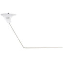 ANTENNA/Bent, whip type, 138-174 MHz, BNC Female Connector, 3 Hole Mount & a White Finish. 