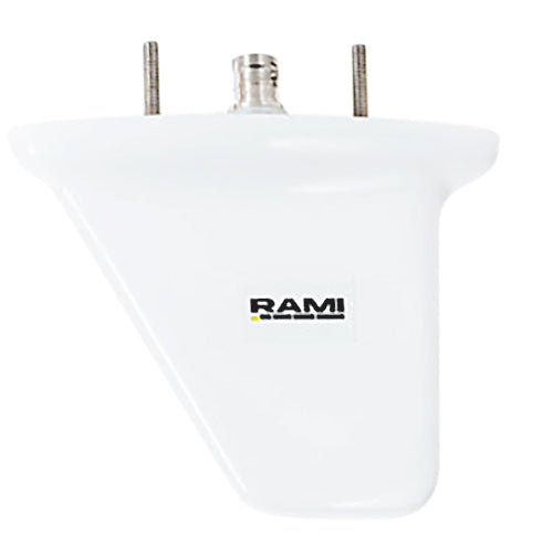 ANTENNA/Blade type, broadband, for use with transponder or DME application, 960-1220 MHz, 50 Ohms, vertical polarization, BNC Female Connector, 2 Hole Mount & a Gloss White Finish. 