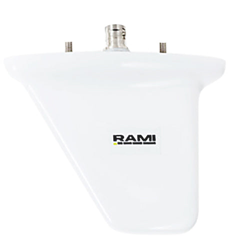 ANTENNA/Blade type, broadband, for use with transponder or DME application, 760-1220 MHz, 50 Ohms, vertical polarization, BNC Female Connector, 2 Hole Mount & a White Finish. 
