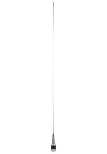 ANTENNA/VHF communications, whip type, magnetic base, 118-137 MHz, includes: 12' cable with attached BNC Male Connector. Has an Aluminum/Black Finish. 