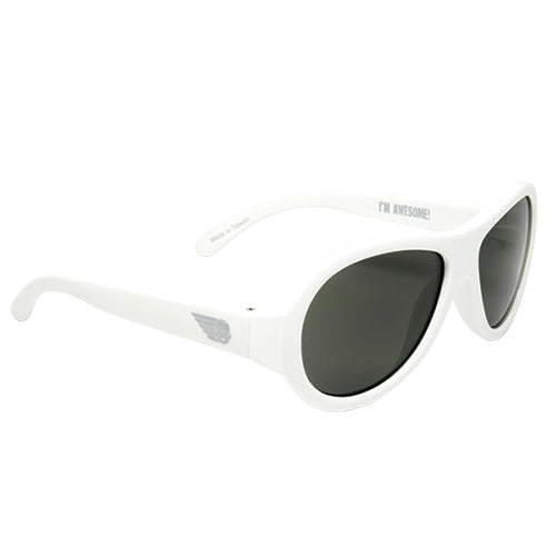 BABIATOR SUNGLASSES/WICKED WHITE/AGES 0-3