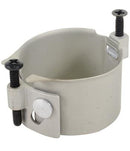 CLAMP/Round, open size: 1.54 closed size: 1.46 depth: 1, aluminum, anodized finish.