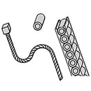 SAFE T CABLE KIT/Length: .032 x 9, package of 50