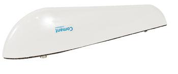 MARKER BEACON ANTENNA /BNC Connector, 75 Mhz, 50 Ohms, 4 hole internal mount, Airspeed 400 Knots. Includes gasket C10208, & a White Finish. 