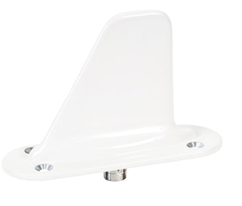 DME TRANSPONDER ANTENNA/C Connector, L-Band, 960-1220 MHz and 1030-1090 MHz, 50 Ohms, 4 Hole Mount, Airspeed 400 Knots & a White Finish.