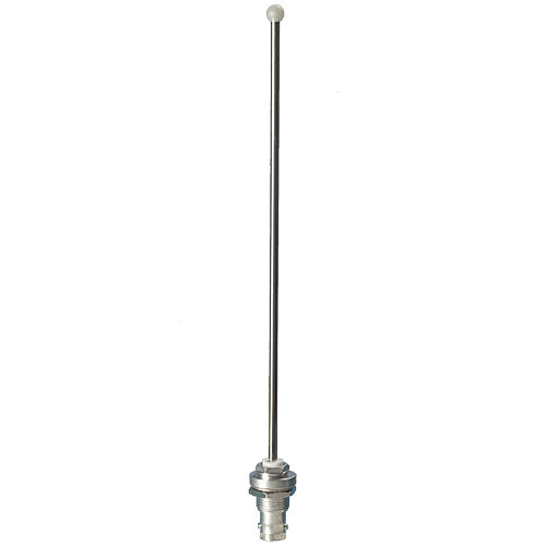 UHF RADIOTELEPHONE ANTENNA/BNC Female Connector, 450-470 MHz, 50 Ohms, 50 Watts, Airspeed 250 Knots & a Tin-Nickel Alloy Finish. 
