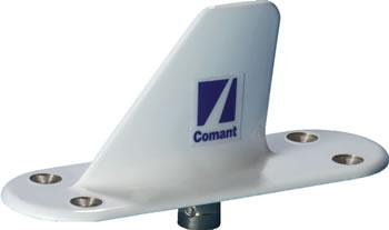 DME TRANSPONDER BLADE ANTENNA/C Connector, 4 Hole Mount, Closed Circuit, TSO'd & a White Finish. 