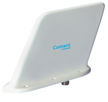 UHF WIDEBAND BLADE ANTENNA/N Female Connector, 400-960 MHz, 50 Ohms, 100 Watts, 6 Hole Mount, Airspeed 600 Knots & a White Finish. 